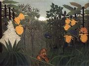 Henri Rousseau Repast of the Lion oil painting